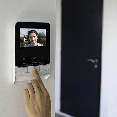 FastUU Portero automático con Control Remoto, videoportero Multifuncional,  Duradero para Apartamentos de(European regulations)