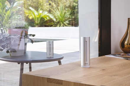 netatmo weather station on a table